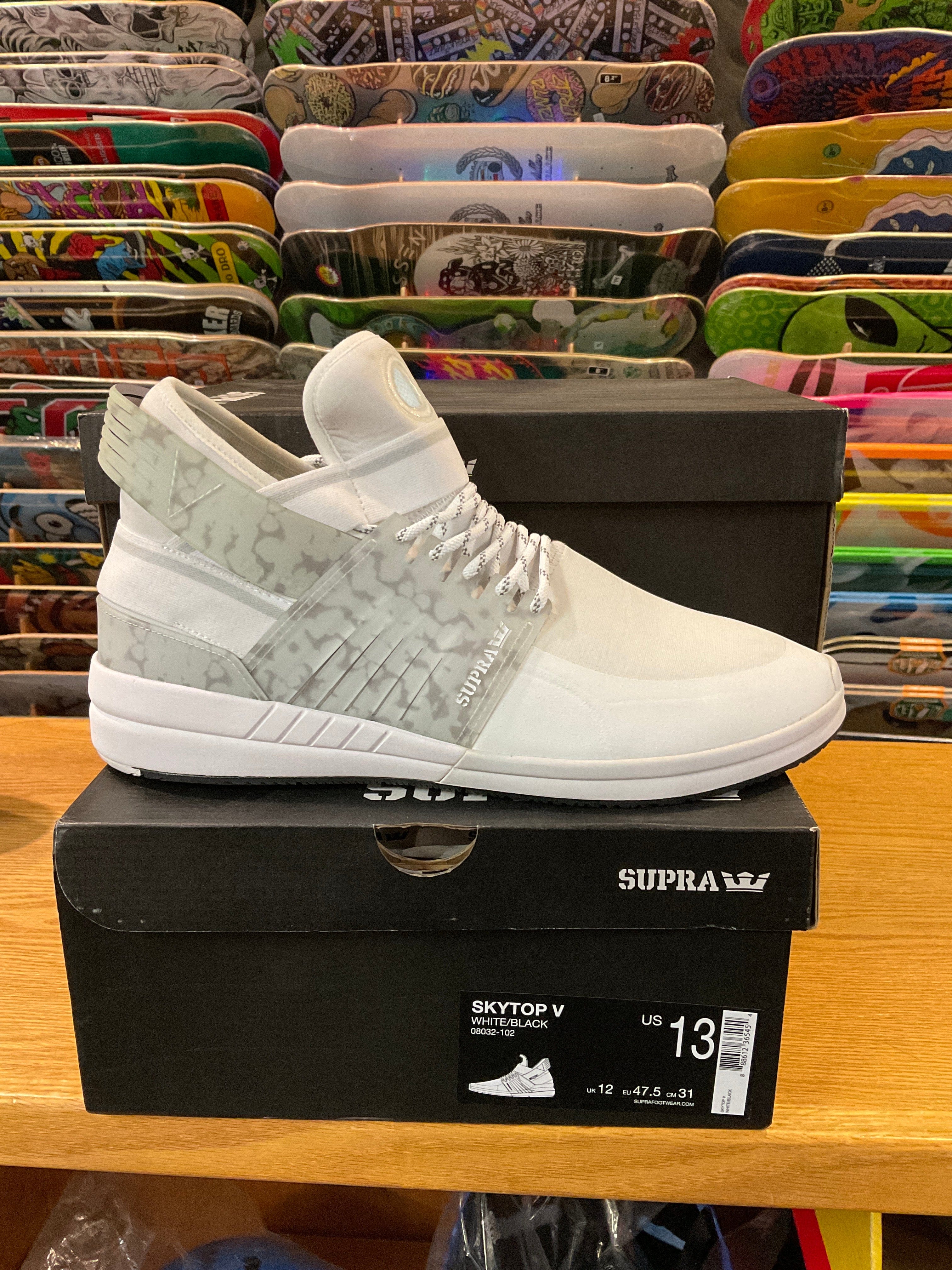 SUPRA SKYTOP V WHITE RARE – Amateur Athlete Skate Shop