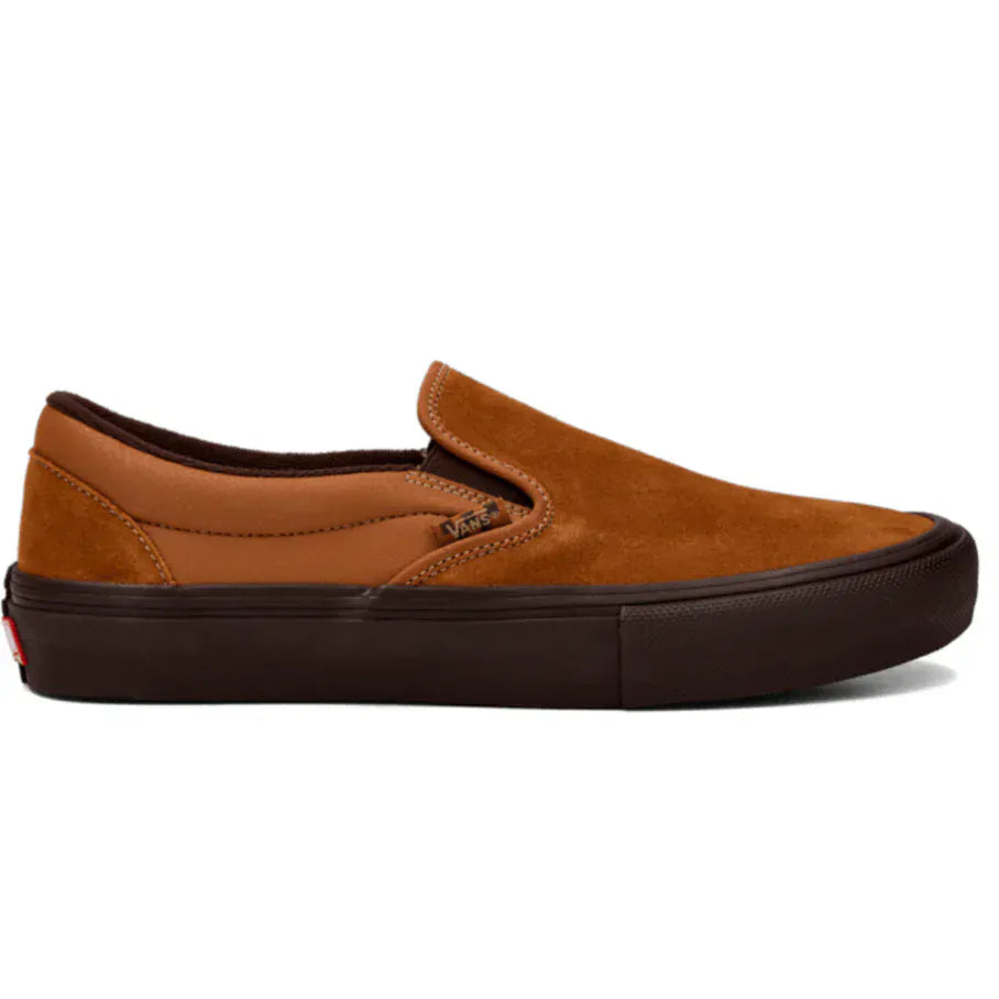 Vans Skate Slip-On Shoes - Brown/Gum Vans Skate Slip-On Shoes - Brown/Gum