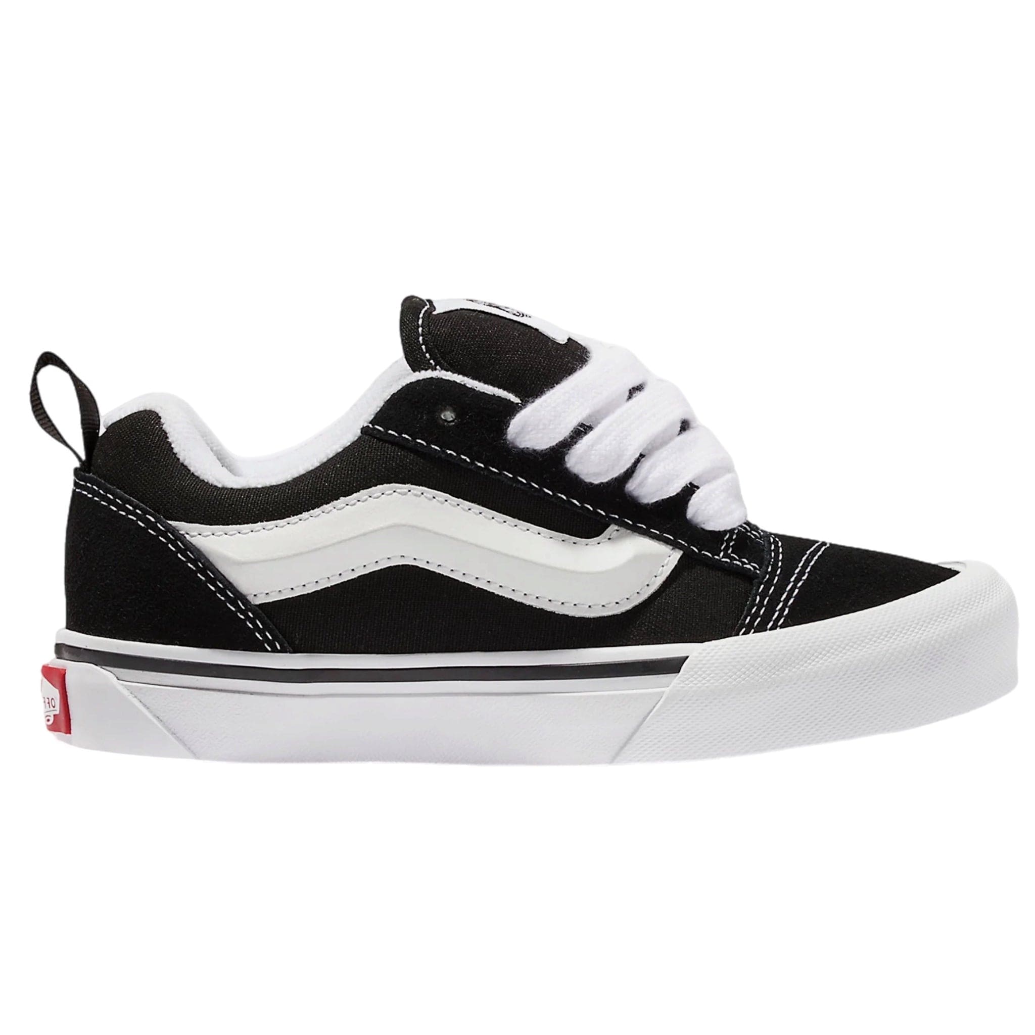 VANS KNU SKOOL BLACK WHITE SHOES – Amateur Athlete Skate Shop