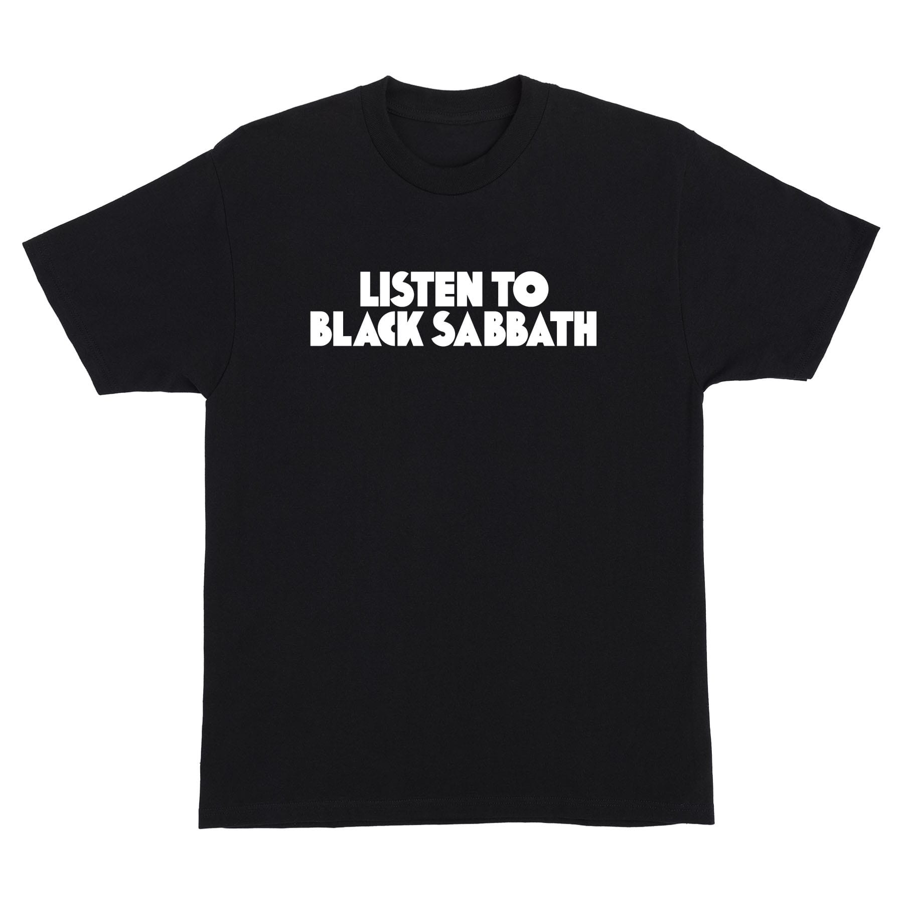 OJ LISTEN TO BLACK SABBATH TEE BLACK – Amateur Athlete Skate Shop