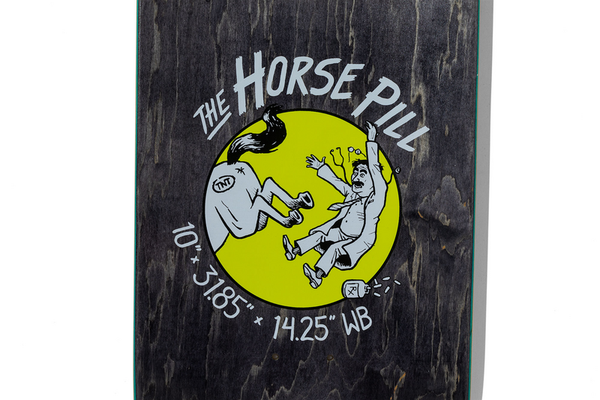 ANTI HERO SKATEBOARDS DROPS A NEW SHAPE THE HORSE PILL