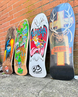 Re issue and shaped skateboards collection photo