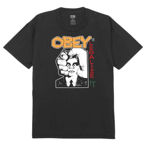 Obey legalize it tee shirt