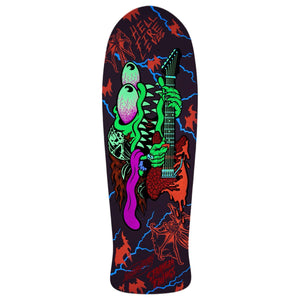 Santa Cruz Stranger Things Meek Slasher Eddie Reveal Deck glow-in-the-dark artwork