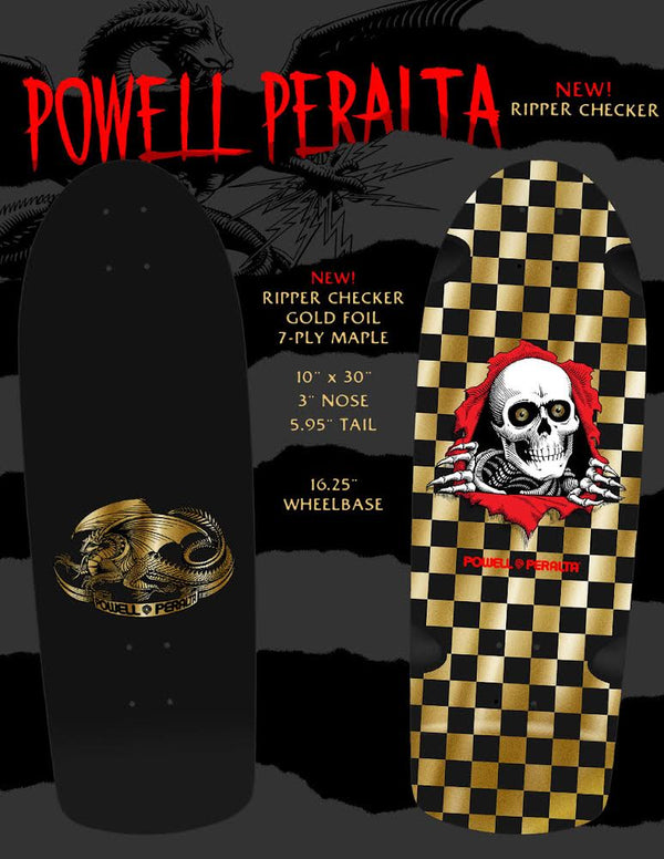 Paul Peralta gold foil ripper reissued Deck