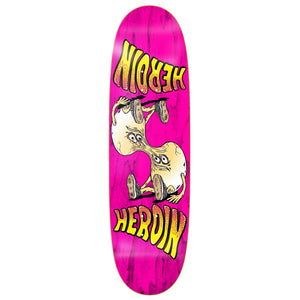Heroin Emerged Egg Deck 8.88 pink skateboard deck graphic