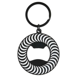 SPITFIRE CLASSIC SWIRL BOTTLE OPENER BLACK WHITE