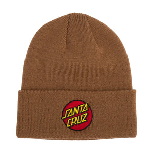 Santa Cruz Classic Dot Brown Beanie