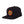 Santa Cruz classic dot black snapback hat