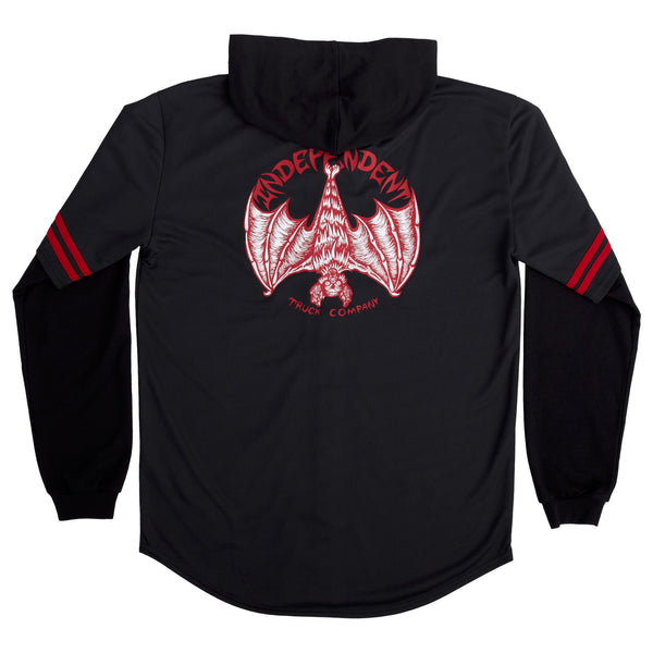 Independent Night Prowler hooded baseball Jersey