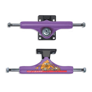 SLAPPY X TOY MACHINE STI HOLLOW PURPLE BLACK SKATEBOARD TRUCKS