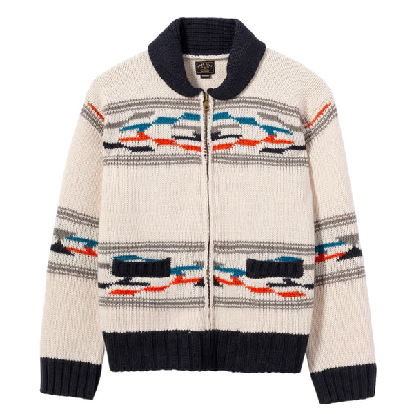 DARK SEAS RAVALLI SWEATER OFF WHITE FRONT IMAGE