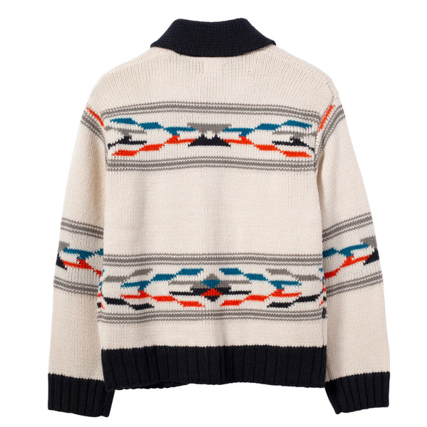 DARK SEAS RAVALLI SWEATER OFF WHITE BACK IMAGE