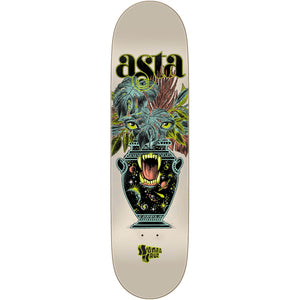 Santa Cruz Tom Asta Pro 8.2 skateboard deck with pastel graphics and symmetrical shape

 BOTTOM GRAPHIC