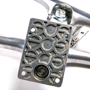 Ace Af1 polished trucks base plate view