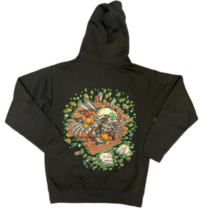 Amateur Athlete Destruction Black Hoodie