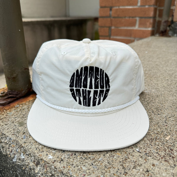 AMATEUR ATHLETE SNAPBACK ROPE HAT CREAM WHITE