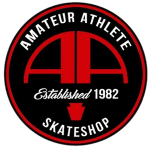 Amateur Athlete Skate Shop Circle Logo