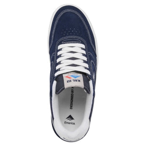 shoes Emerica KSL Spanky III in navy tan color way