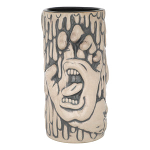 SCREAMING HAND 160Z SANTA CRUZ TIKI MUG SANDSTONE