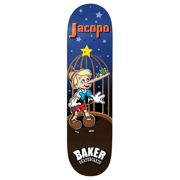 BAKER SKATEBOARDS JACOPO 8.0" LIES DECK