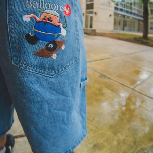 BALLOONS LIGHT WASH BAGGY DENIM LIFESTYLE PICTURE