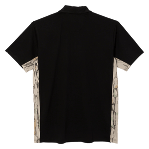 back image Bimini uv polo black camo