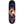 black Santa Cruz skateboard with Obran reaper hand graphic
