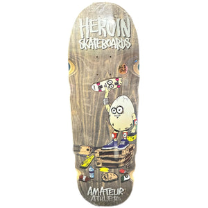 Heroin x Amateur Athlete Egg 9.5 skateboard deck