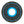 side image of ricotta trans black with blue core skateboard wheels 
