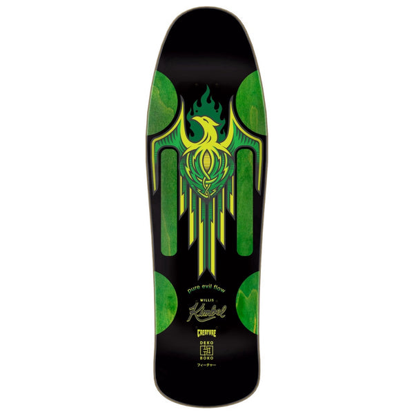 CREATURE KIMBEL ORIGINS PART DEUX 9.57" SKATEBOARD DECK BOTTOM GRAPHIC