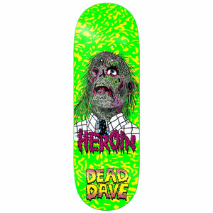 green dead Dave dead head 10.125 skateboard deck