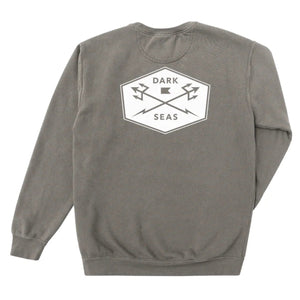 Dark seas Cement crewneck back image