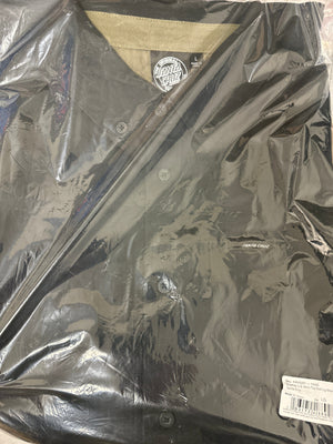 SANTA CRUZ WORK LONG SLEEVE BUTTON UP LARGE