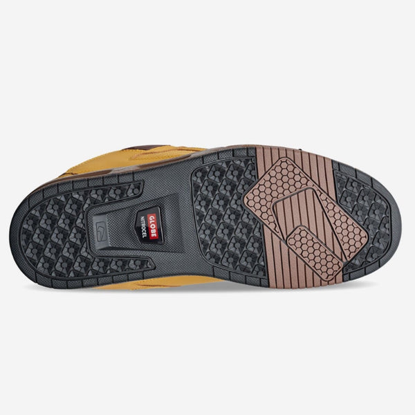 Globe Footwear Sabre in Wheat Dark Oak shoes 3