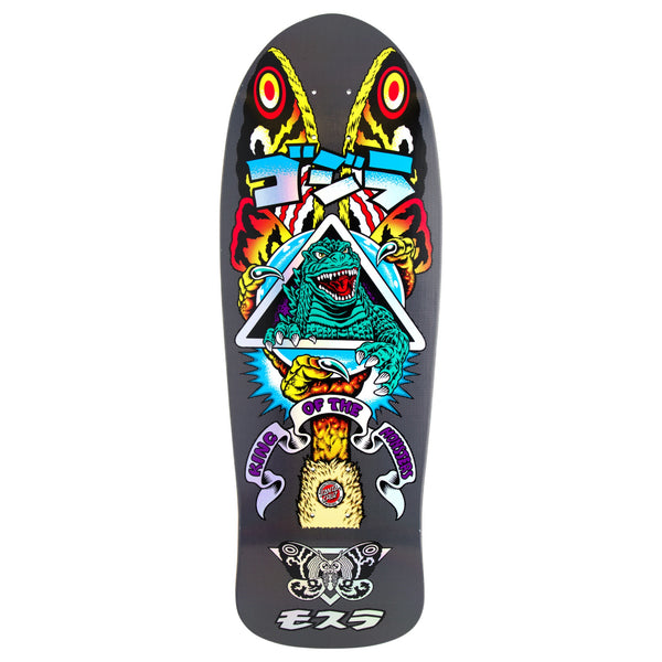 Santa Cruz x Godzilla Natas Mothra shaped deck