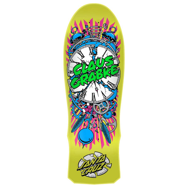 Santa Cruz Garble Exploding Clock Reissue skateboard deck