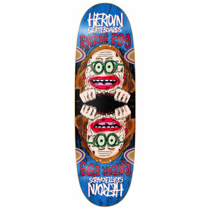 colored heroin Auntti razor egg skateboard deck