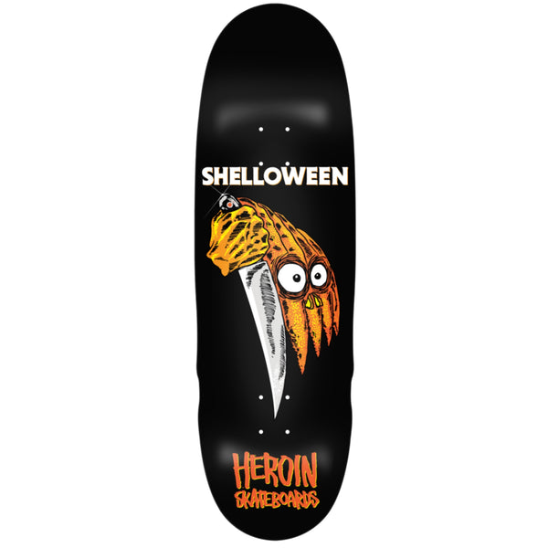 Heroin skateboards Shelloween 9.26" deck.