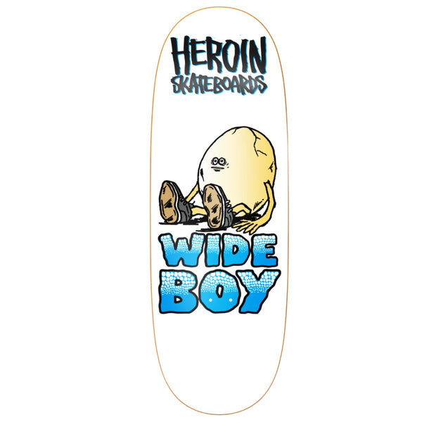 Heroin skateboards 10.75" wide boy egg deck