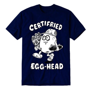 heroin  skateboards certified egg shirt