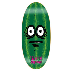 Heroin Watermelon 13.5 egg shaped skateboard deck