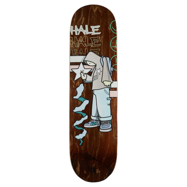 Birdhouse Shane Hale been here 8.5 inch brown skateboard deck