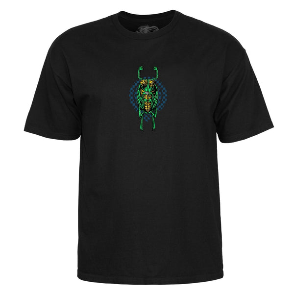 POWELL PERALTA MIKE VALLELY BUG TSHIRT BLACK Front image