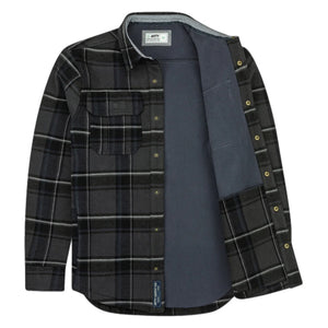 Jetty Graphit The hull jacket flannel lined inside image