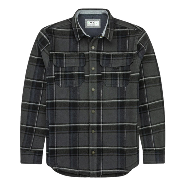 Jetty lined flannel the hull jacket front image 