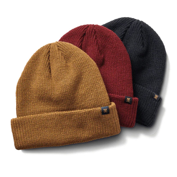 Roark Turk 3 pack beanie brown maroon black