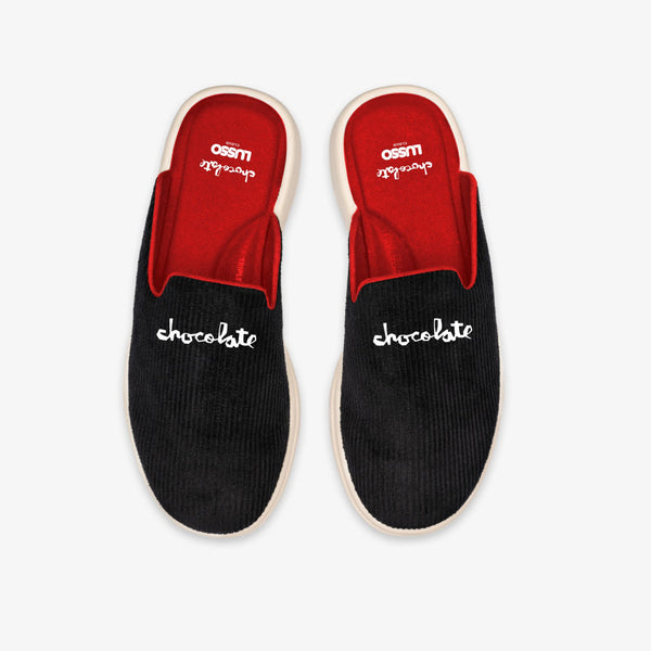 Chocolate skateboards Lusso slippers top image