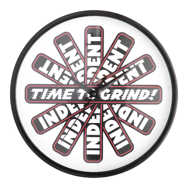 Independent time to grind Clock front image