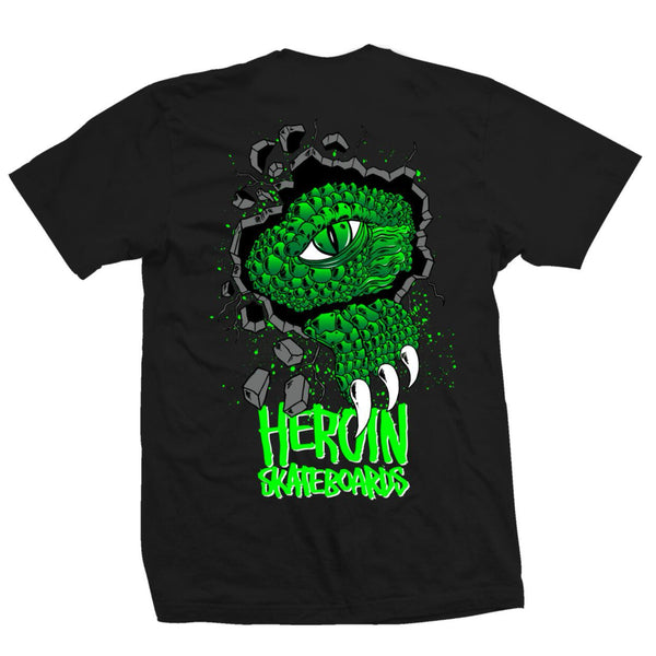 HEROIN SKATEBOARDS SWAMPY GATOR TEE